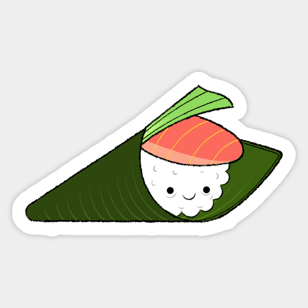 Cute Sushi Sticker by realdavemcmahon